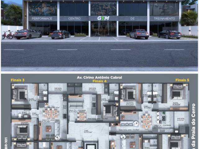 #578 - Apartamento para Venda em Barra Velha - SC - 2